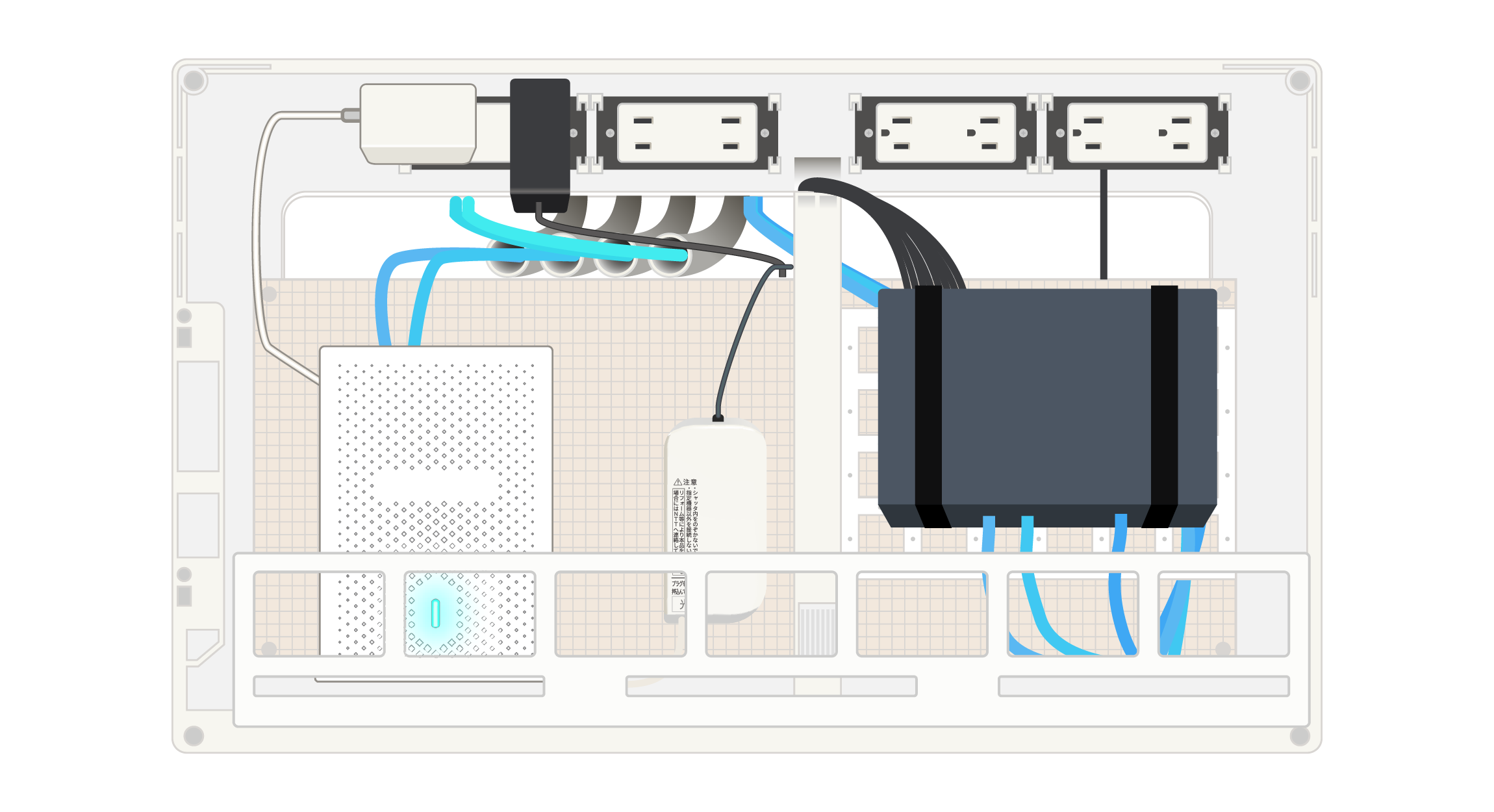 設置場所ごとの接続方法
